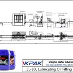 Automatic 5L-30L Lubricating Oil Filling Line Automatikus 5L-30L kenőolaj-töltő vezeték