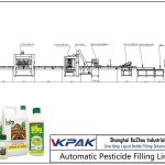 Automatikus peszticid-töltő vonal