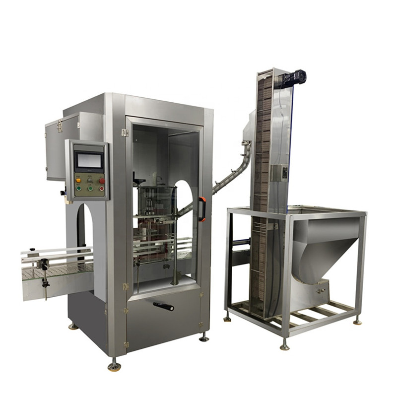 Egyfejű palackvédő gép